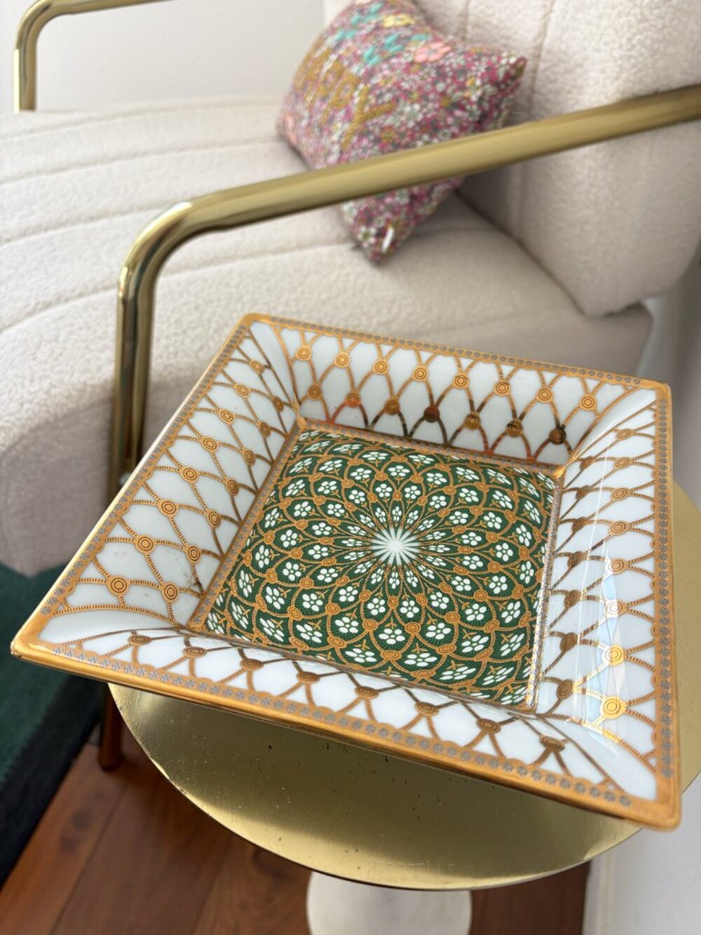 Patek Philippe 2017 Limoges Porcelain Collector Dish Tray Gold Rare